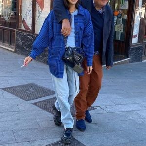 Houndstooth Jacket or Shacket from the streets of Paris